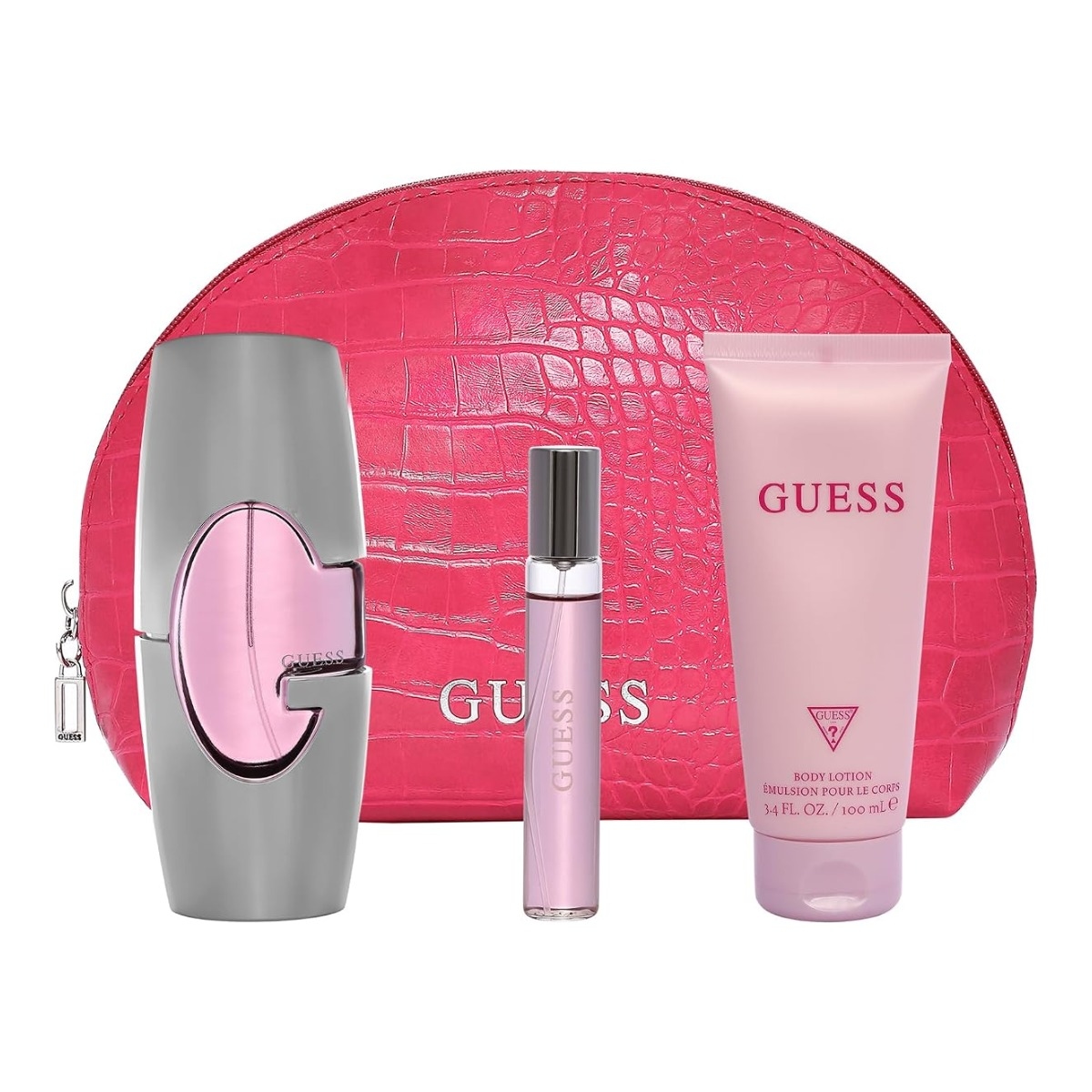 Guess Woman Pink Eau De Toilette Gift Set for Women