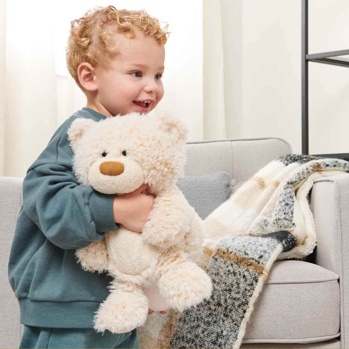 Gund 10" Bubbles Teddy Bear Stuffed Plush Toy Unisex, 3-4 Years