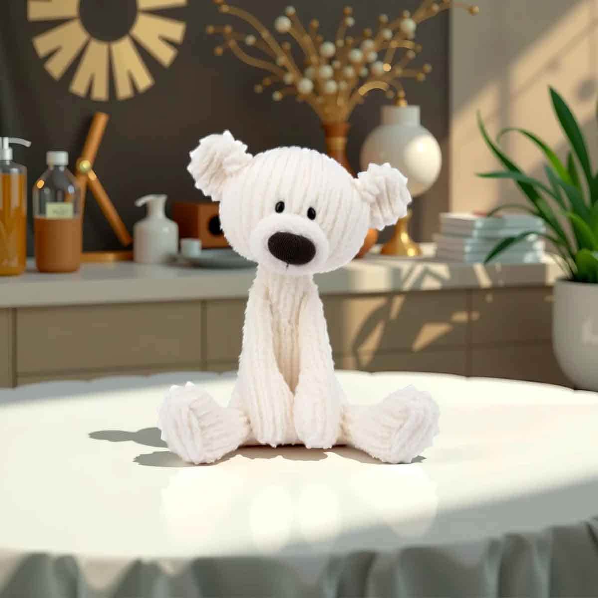 Gund 15" Toothpick Cable Teddy Bear Stuffed Plush Toy Unisex, 3-4 Years