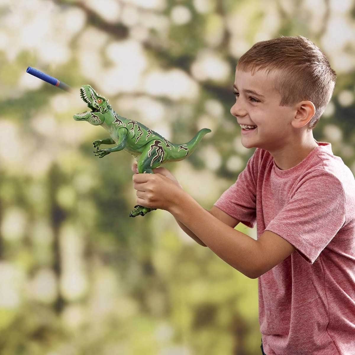 Happiness Express Soft Foam Dart Dinosaur Blaster Unisex, 8-10 Years