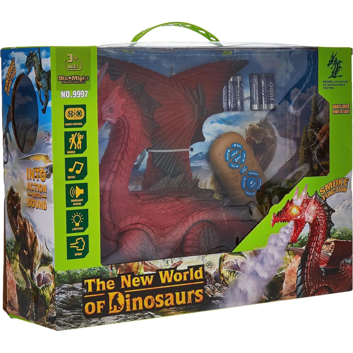 Happiness Express Vapor Breathing Dragon Figure Boys, 3-4 Years