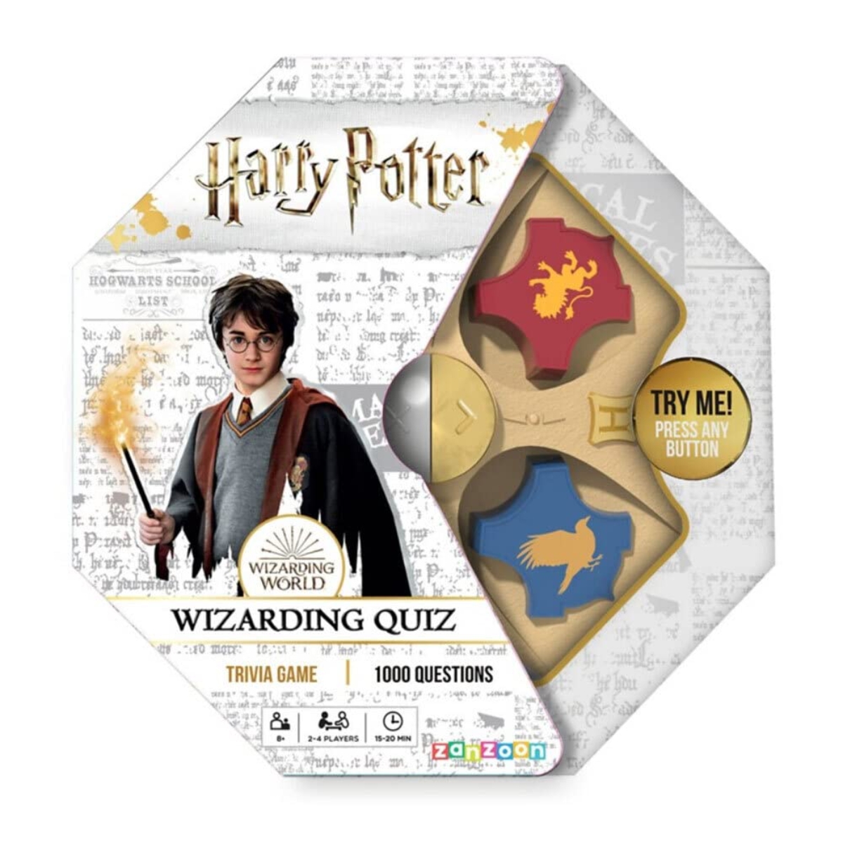 Harry Potter Wizarding Quiz Trivia Game Unisex, 8-10 Years
