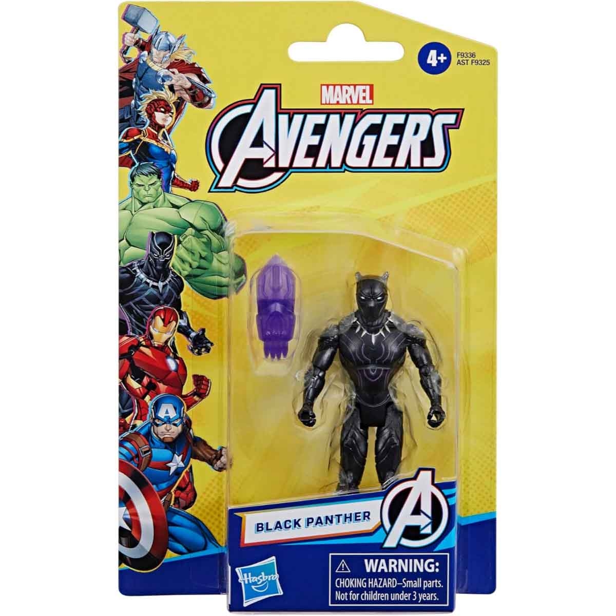 Hasbro 4" AVN Black Panther Action Figure Unisex, 5-7 Years