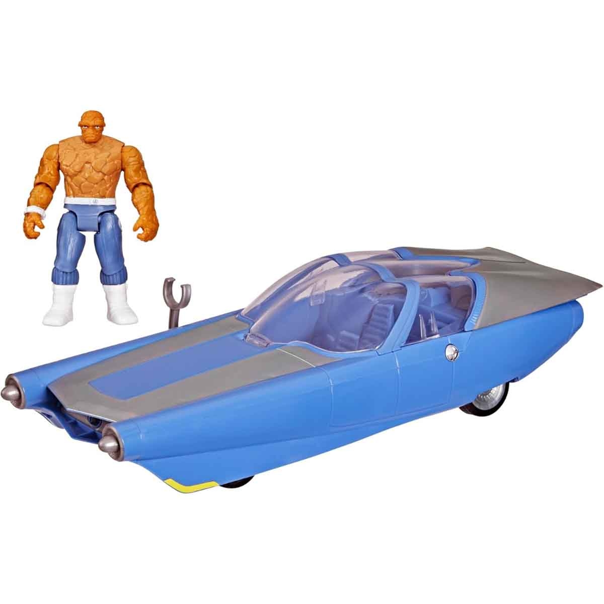 Hasbro 4 Inch Fantastic 4 Vehicle & Figure Playset Unisex, 5-7 Years