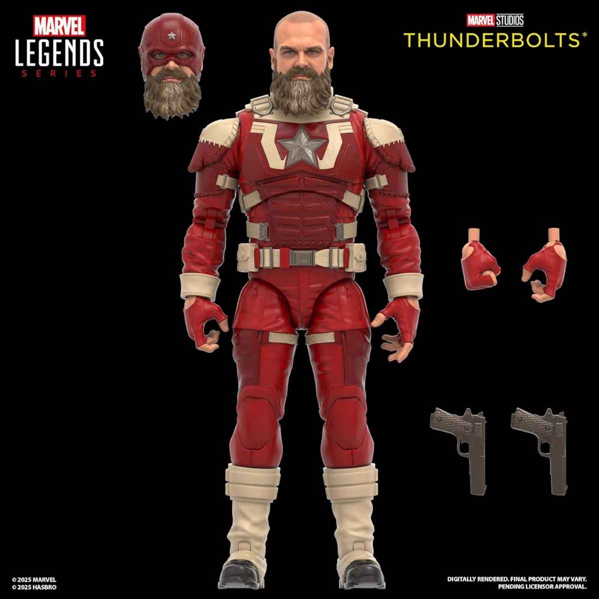 Hasbro AVN Legends Thunderbolts Yelena Belova & Red Guardian Action Figure Unisex, 5-7 Years