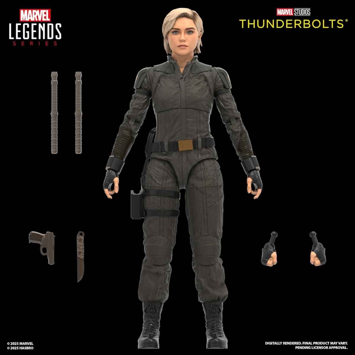 Hasbro AVN Legends Thunderbolts Yelena Belova & Red Guardian Action Figure Unisex, 5-7 Years