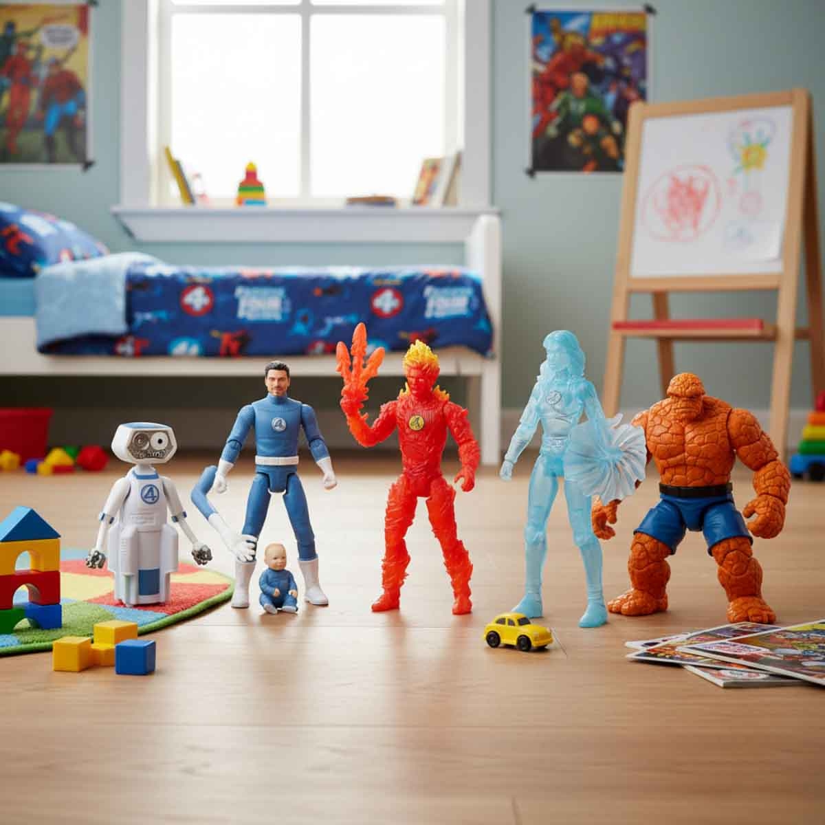 Hasbro Fantastic 4 Epic Figure Playset Unisex, 5-7 Years