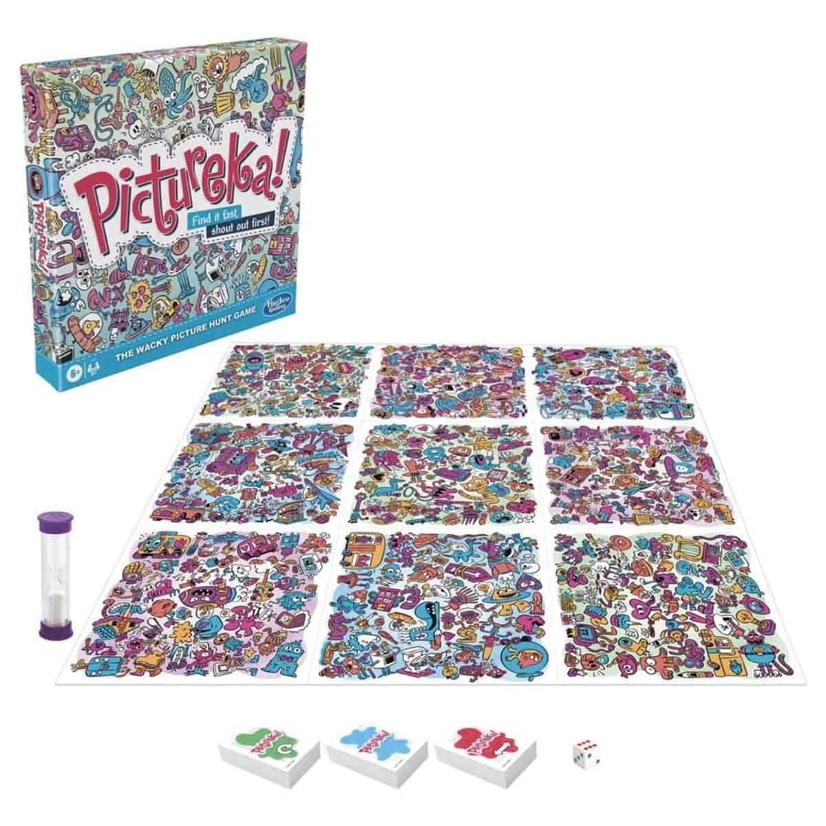 Hasbro Gaming Pictureka! The Wacky Picture Hunt Board Game Unisex, 5-7 Years