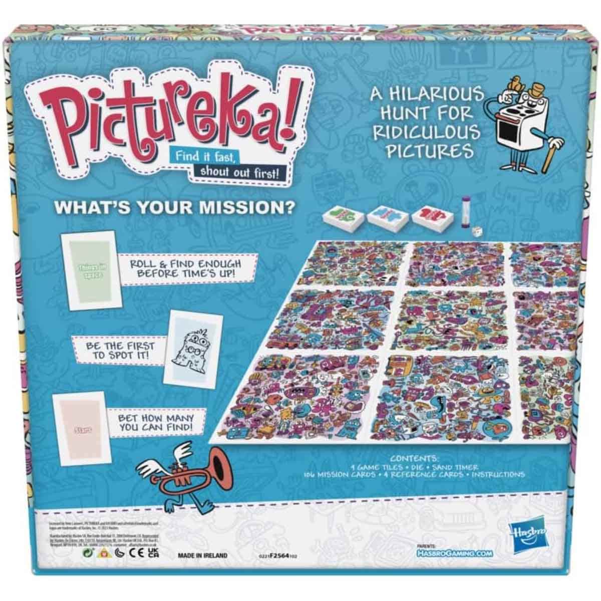 Hasbro Gaming Pictureka! The Wacky Picture Hunt Board Game Unisex, 5-7 Years