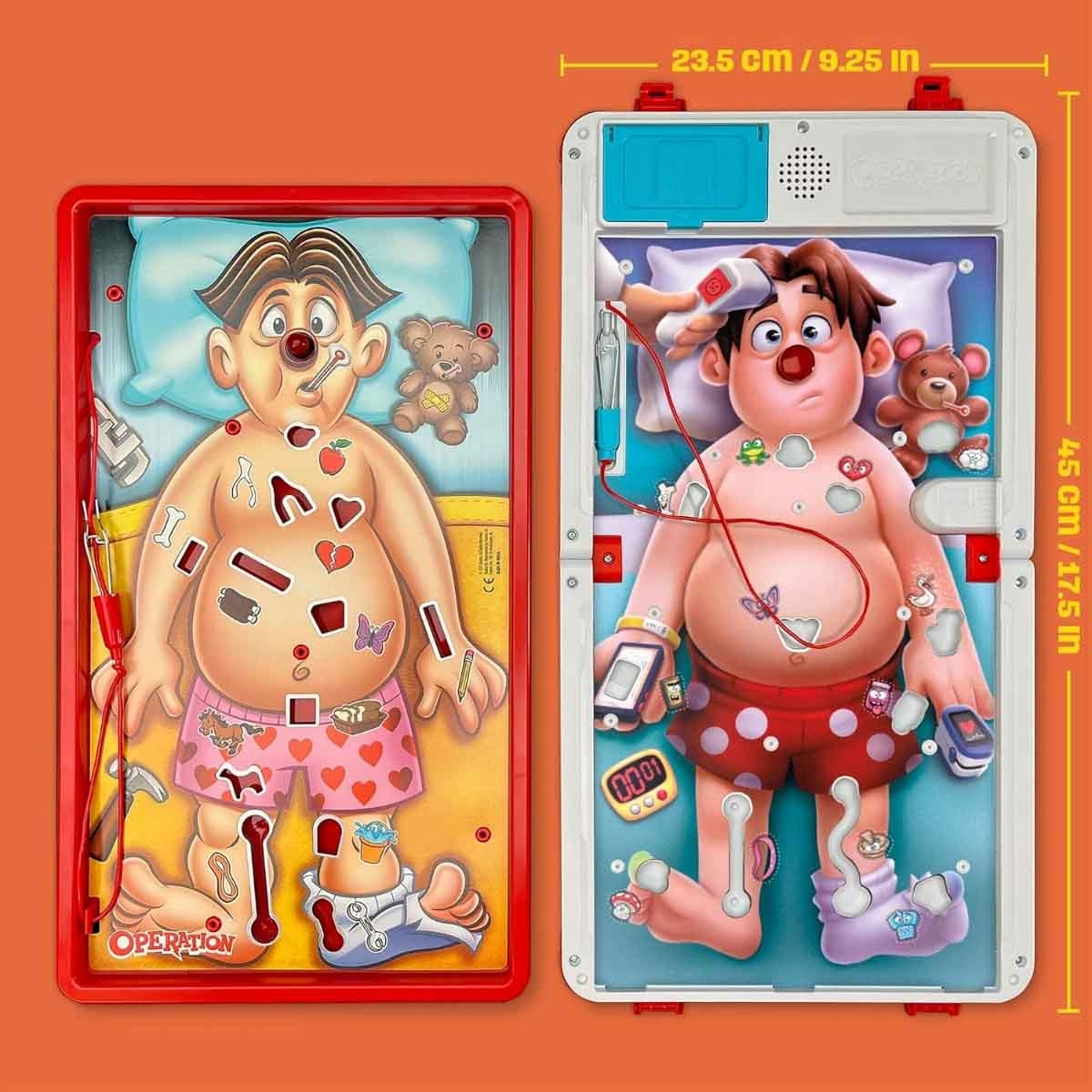 هاسبرو مجموعة لعبة من هو؟ وأوبريشن مع لعبة الشطرنج من أنكيت تويز، للجنسين، 5-7 سنوات