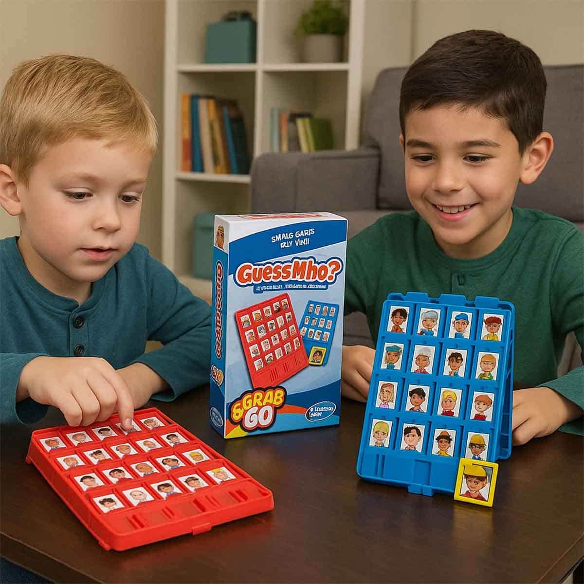 Hasbro Guess Who? & Operation Board Game with Ankit Toys Chess Bundle Pack Unisex, 5-7 Years