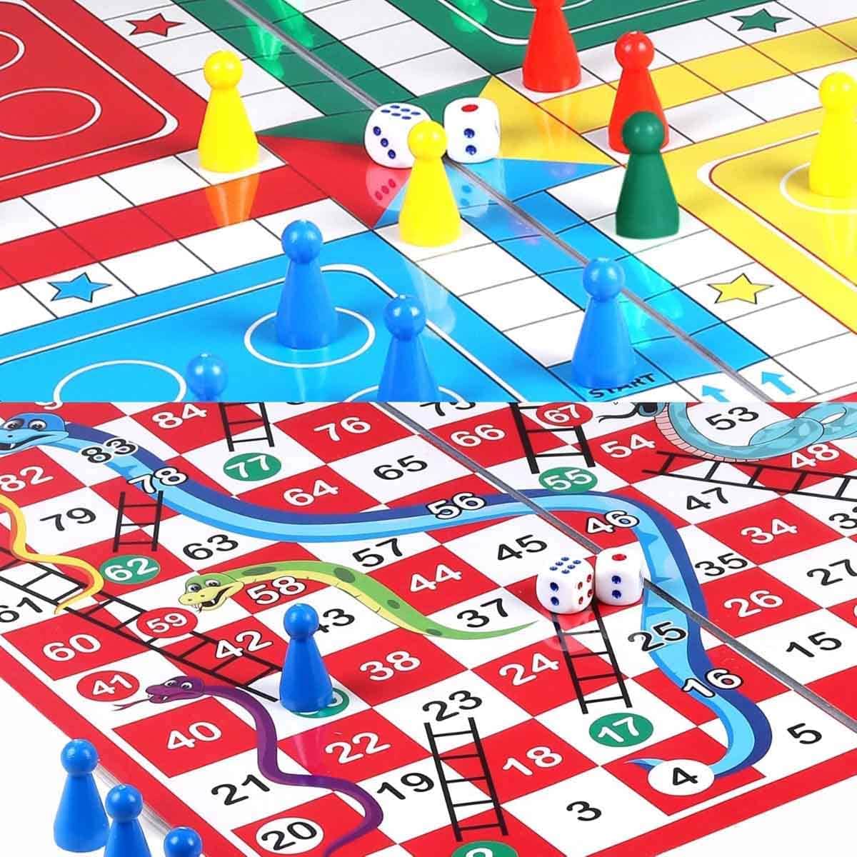 Hasbro Guess Who? with Ankit Toys 2-in-1 Ludo & International Business Board Game Bundle Pack Unisex, 5-7 Years