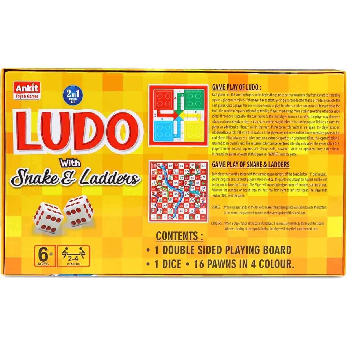 Hasbro Guess Who? with Ankit Toys 2-in-1 Ludo & International Business Board Game Bundle Pack Unisex, 5-7 Years