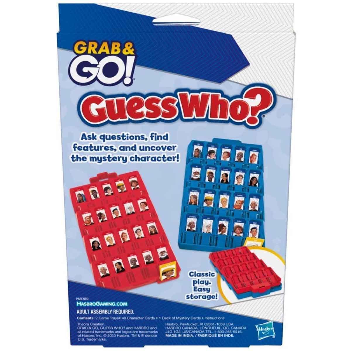 Hasbro Guess Who? with Ankit Toys 2-in-1 Ludo & International Business Board Game Bundle Pack Unisex, 5-7 Years