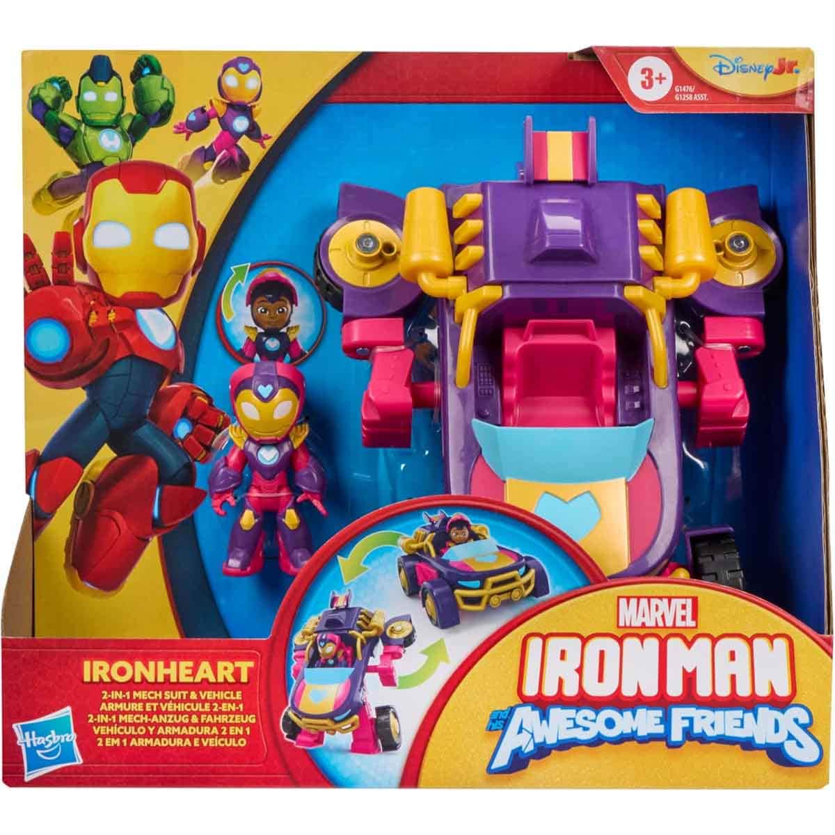 Hasbro Iron Man & His Awesome Friends Iron Heart Mech Action Figure Unisex, 3-4 Years