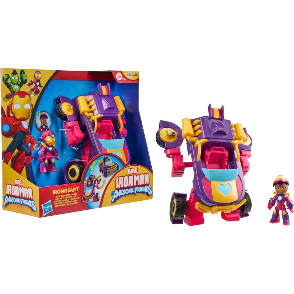 Hasbro Iron Man & His Awesome Friends Iron Heart Mech Action Figure Unisex, 3-4 Years