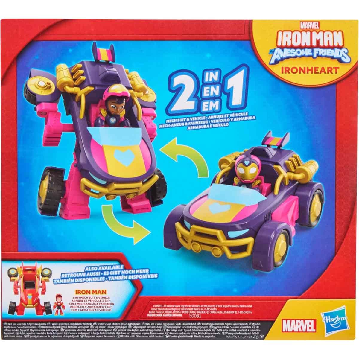 Hasbro Iron Man & His Awesome Friends Iron Heart Mech Action Figure Unisex, 3-4 Years