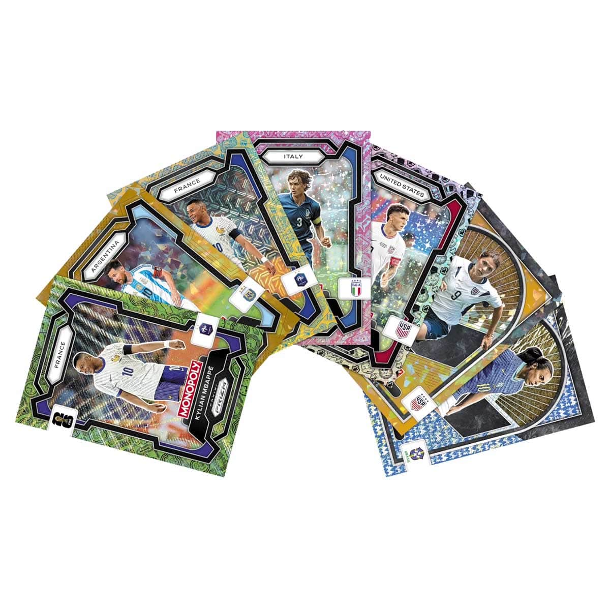 Monopoly FIFA World Cup Panini Prizm Trading Cards Booster Box Unisex, 8-10 Years