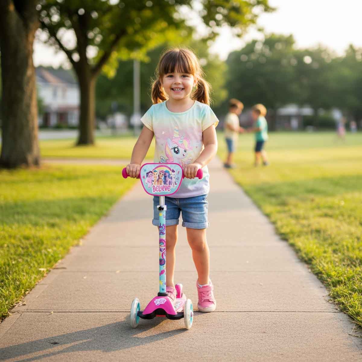 Hasbro My Little Pony 3 Wheeled Scooter Girls, 3-4 Years