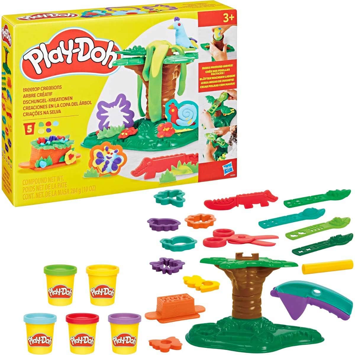 هاسبرو بلاي دوه طقم لعب صنع وعاء الشجرة للجنسين، 3-4 سنوات