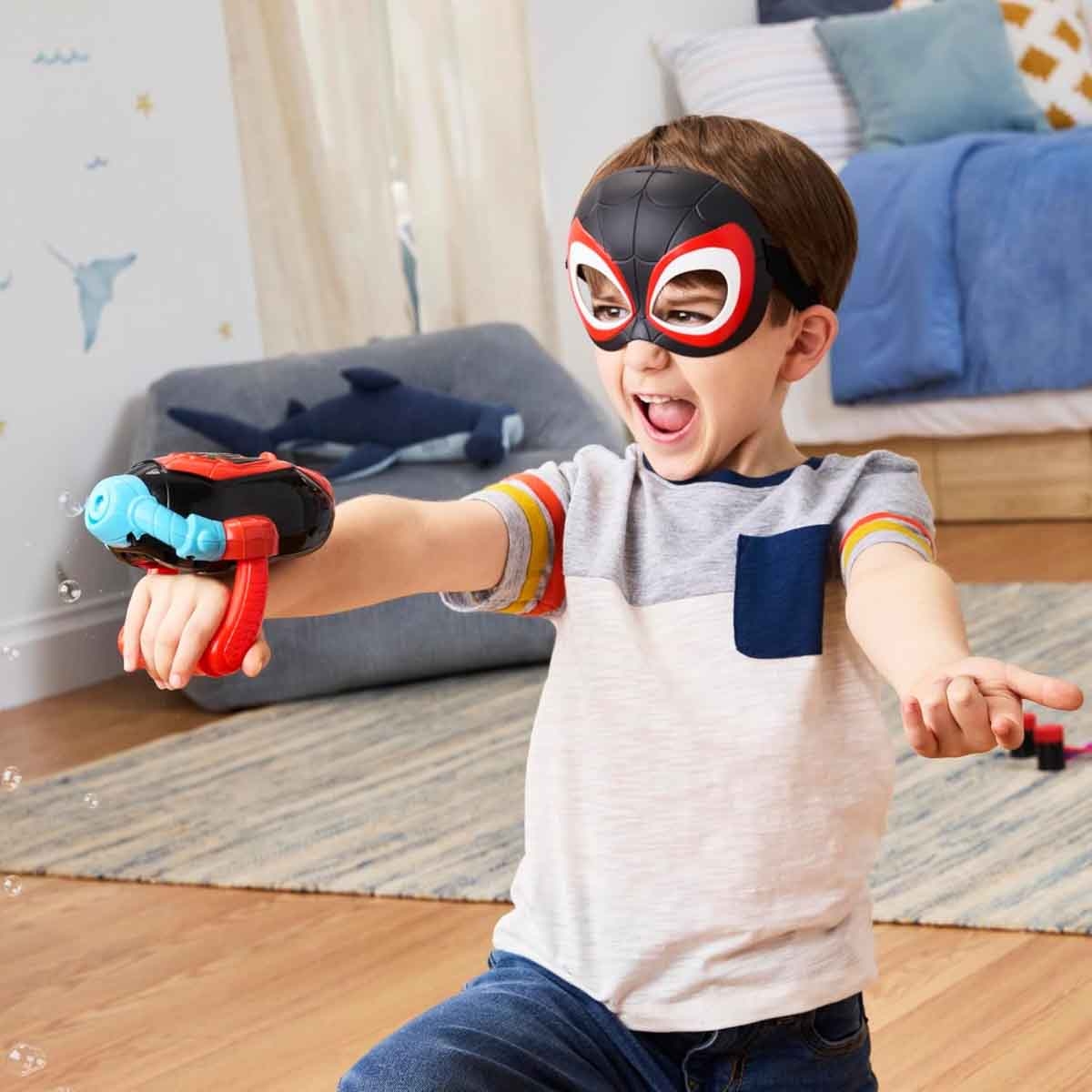 Hasbro SAF Miles Bubble Slinger Toy Set Unisex, 3-4 Years