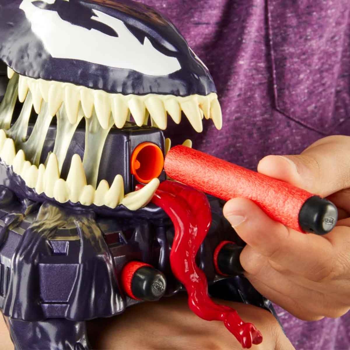 Hasbro Spider-Man Venom Strike Gauntlet Foam Blaster Unisex, 5-7 Years