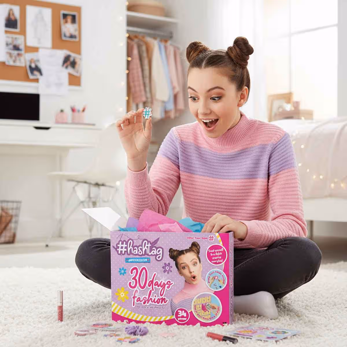 Hashtag 30 Days Fashion Craft Kit Girls, 5-7 Years