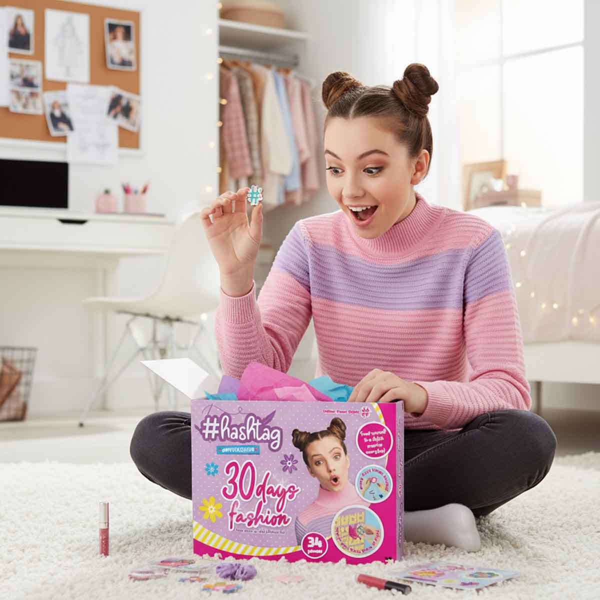 Hashtag 30 Days Fashion Craft Kit Girls, 5-7 Years