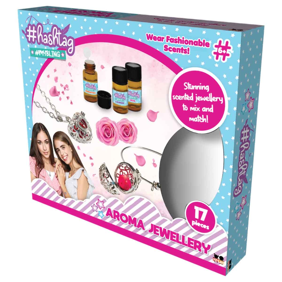 هاشتاغ طقم حِرف لصنع مجوهرات عطرية للبنات، 5-7 سنوات