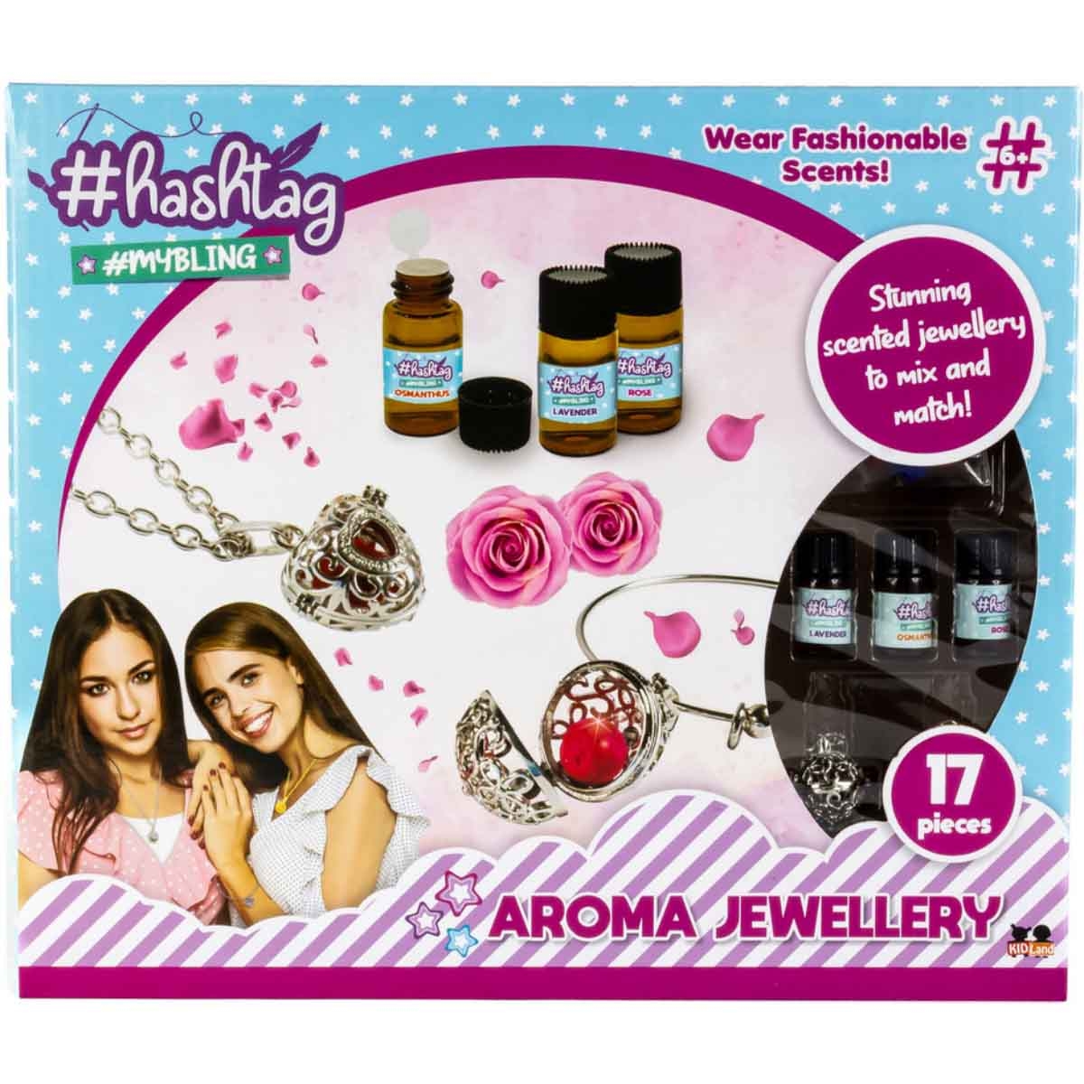 هاشتاغ طقم حِرف لصنع مجوهرات عطرية للبنات، 5-7 سنوات