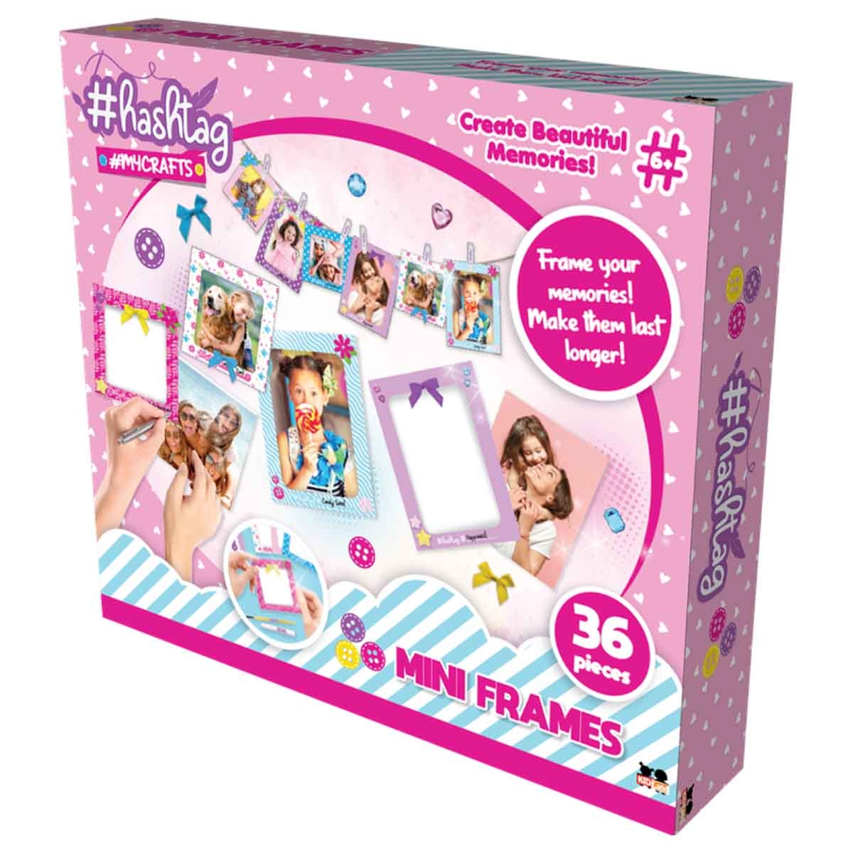 Hashtag Mini Frames Craft Kit Unisex, 5-7 Years