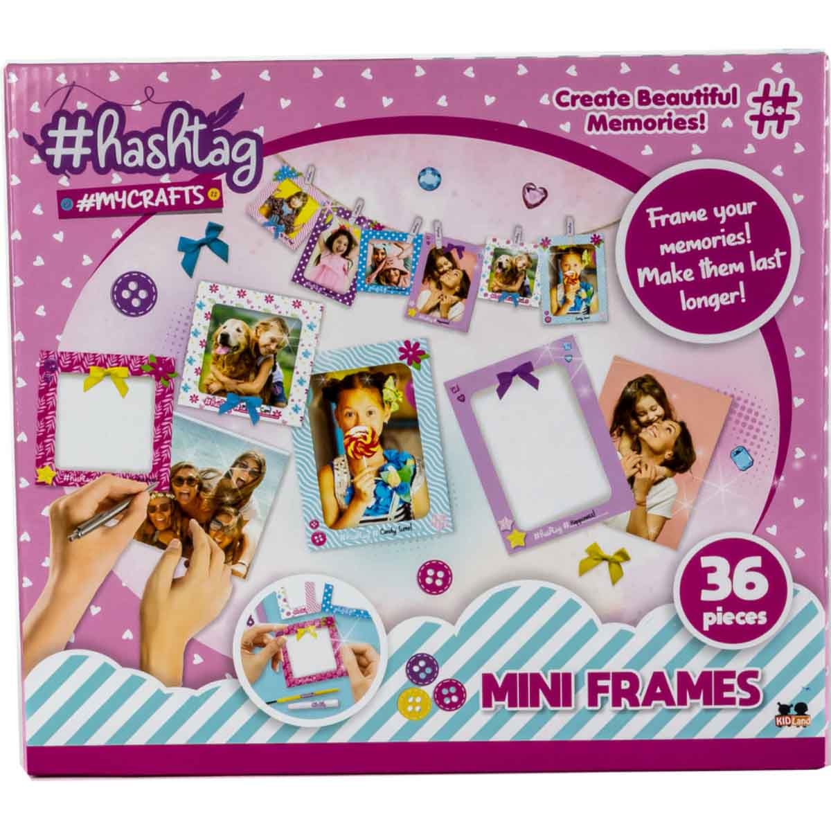 Hashtag Mini Frames Craft Kit Unisex, 5-7 Years