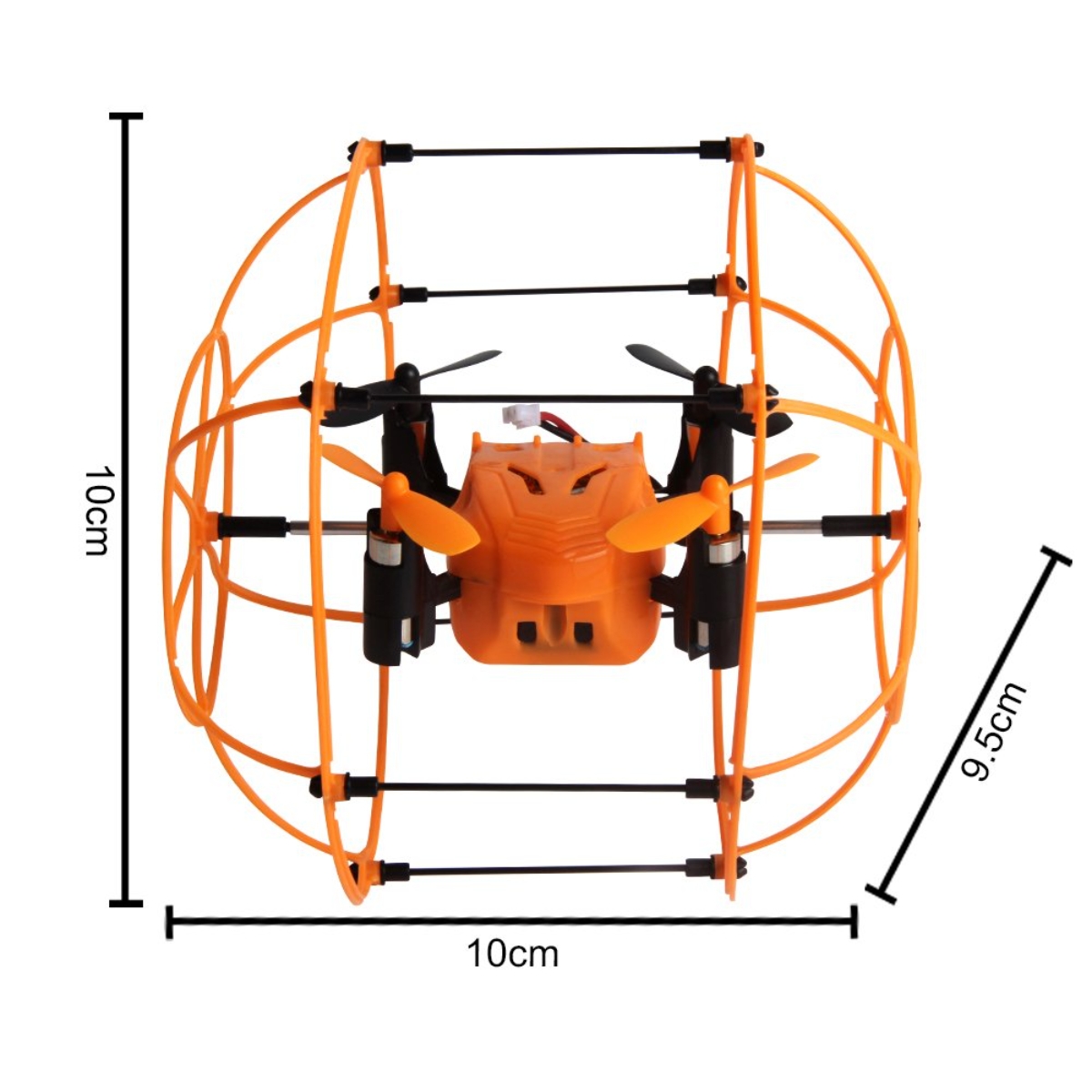 Helicmax Assorted Sky Walker 2.4G RC Quadcopter with Ball Shaped Protector Unisex, 13+ Years