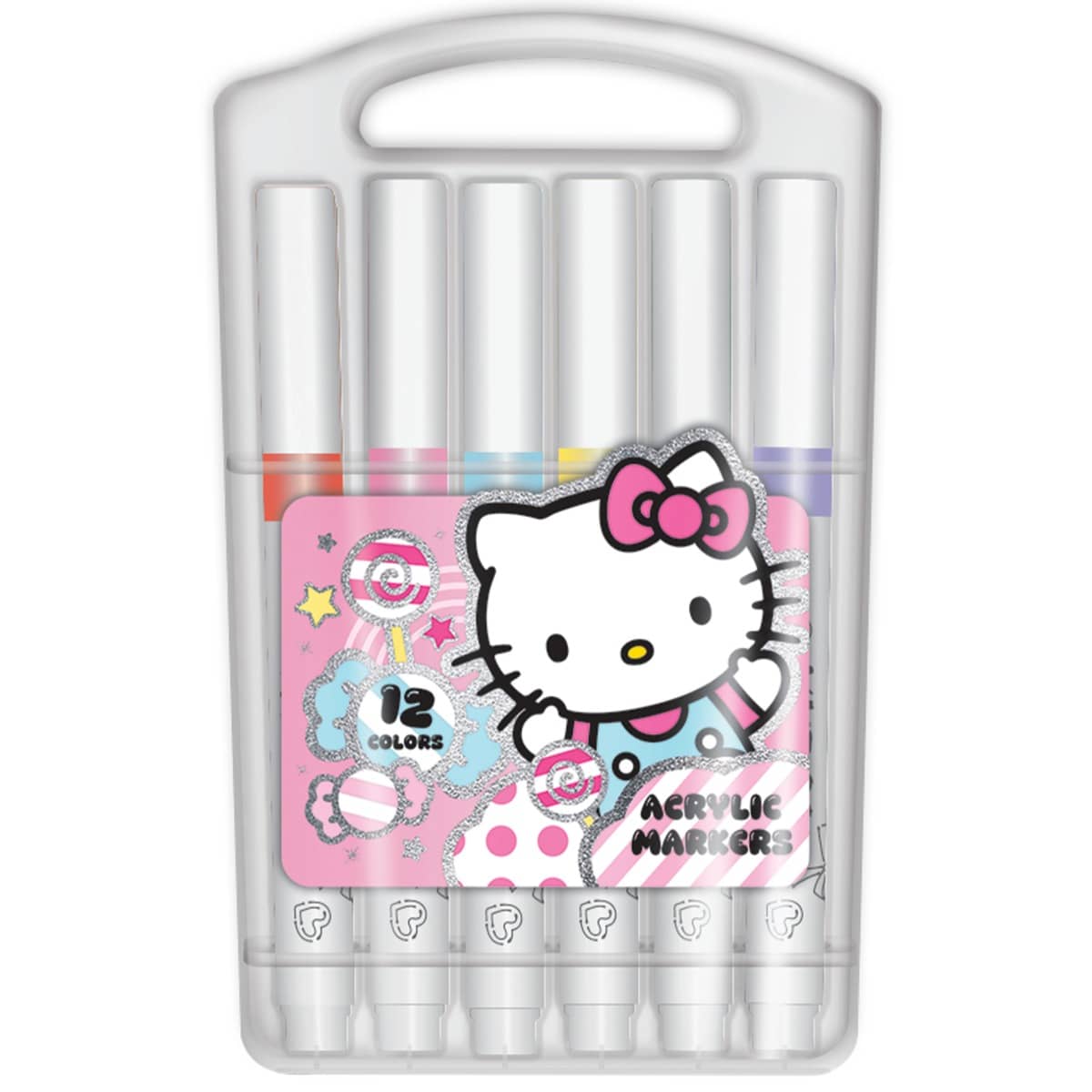 Hello Kitty 12-Piece Markers Set Girls, 3-4 Years