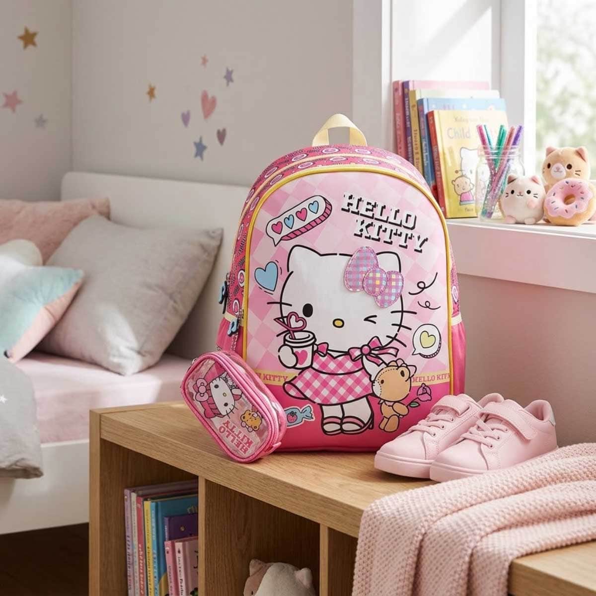 Hello Kitty 16" School Backpack Girls, 5-7 Years