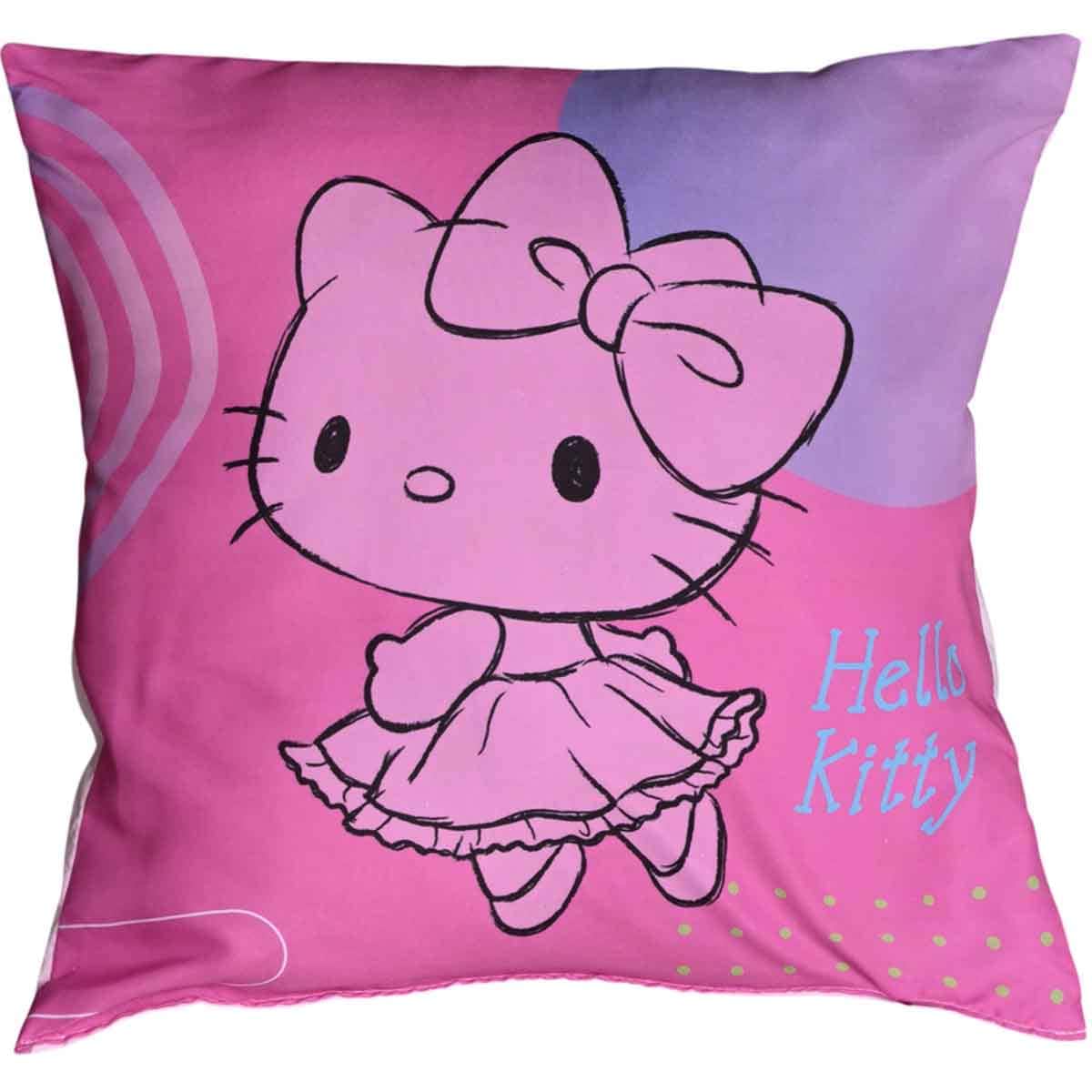 Hello Kitty 5-Piece Pink BnB Brushed Microfiber with Polyester Shell Comforter Set