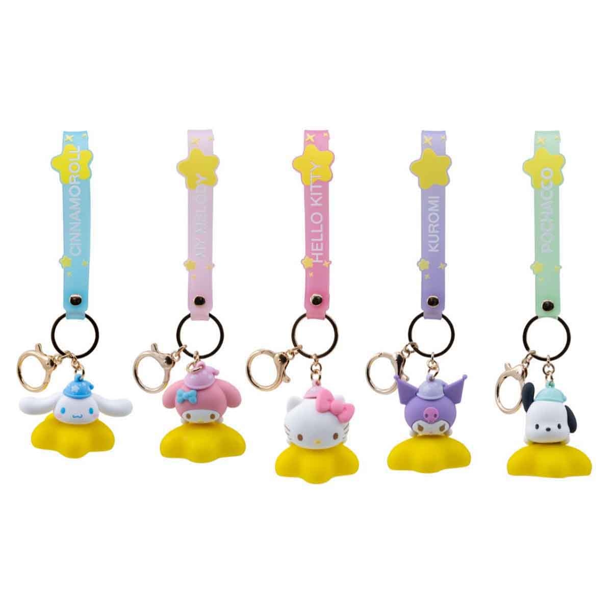 هالو كيتي ميدالية نجمة مضيئة منوعة للبنات، 5-7 سنوات