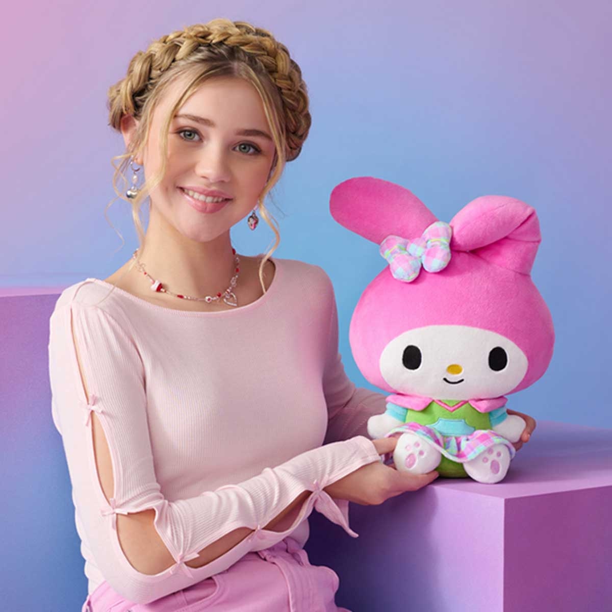 مجموعة ألعاب هيلو كيتي وأصدقائها القطيفة المتنوعة مقاس 12 بوصة للبنات من عمر 3 إلى 4 سنوات