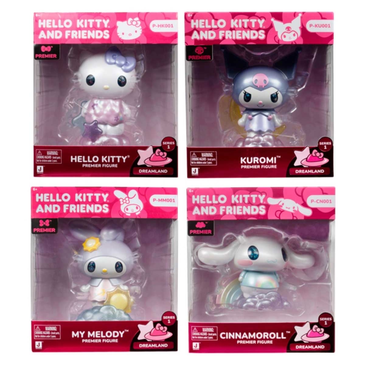 مجموعة شخصيات هيلو كيتي وأصدقائها المميزة، مقاس 4 بوصات، للبنات من عمر 6 إلى 8 سنوات