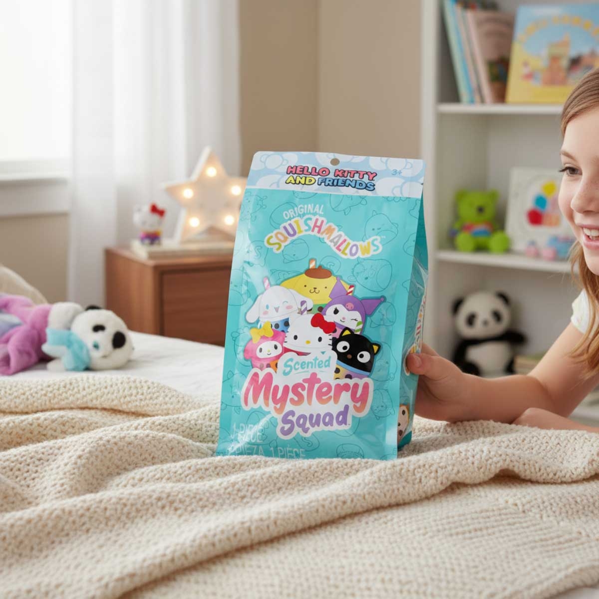 لعبة هيلو كيتي وأصدقائها القطيفة المعطرة مقاس 5 بوصات، مناسبة للفتيات من عمر 3 إلى 4 سنوات