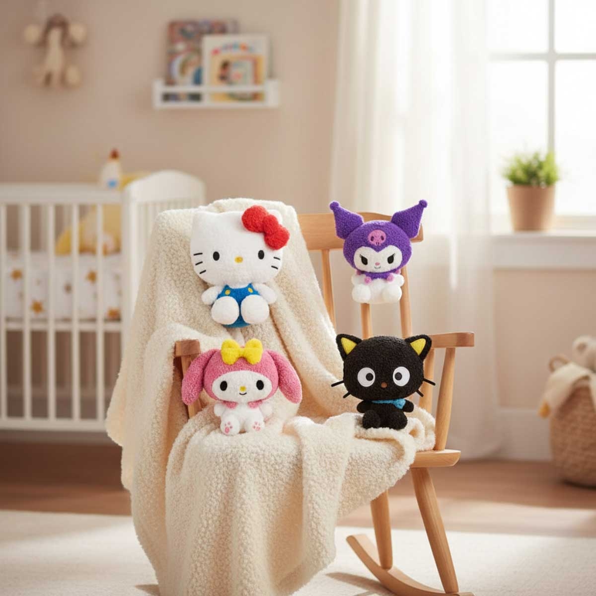 مجموعة ألعاب هيلو كيتي وأصدقائها القطيفة الفاخرة المتنوعة مقاس 8 بوصات للبنات من عمر 3 إلى 4 سنوات