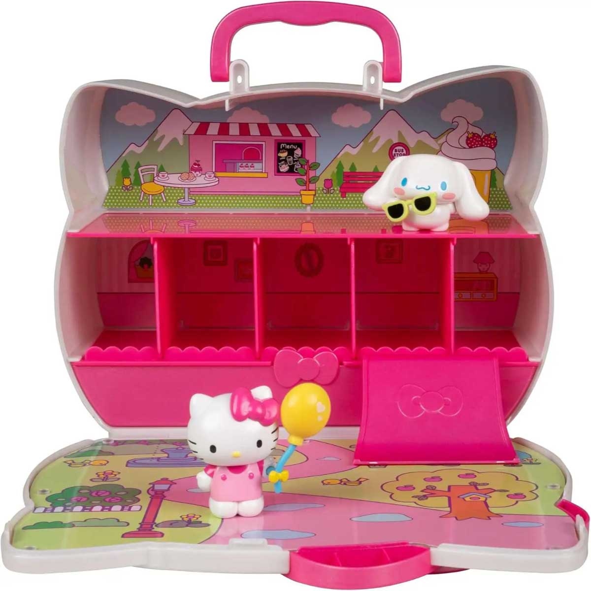 مجموعة ألعاب حقيبة سفر هيلو كيتي وأصدقائها للبنات من عمر 6 إلى 8 سنوات