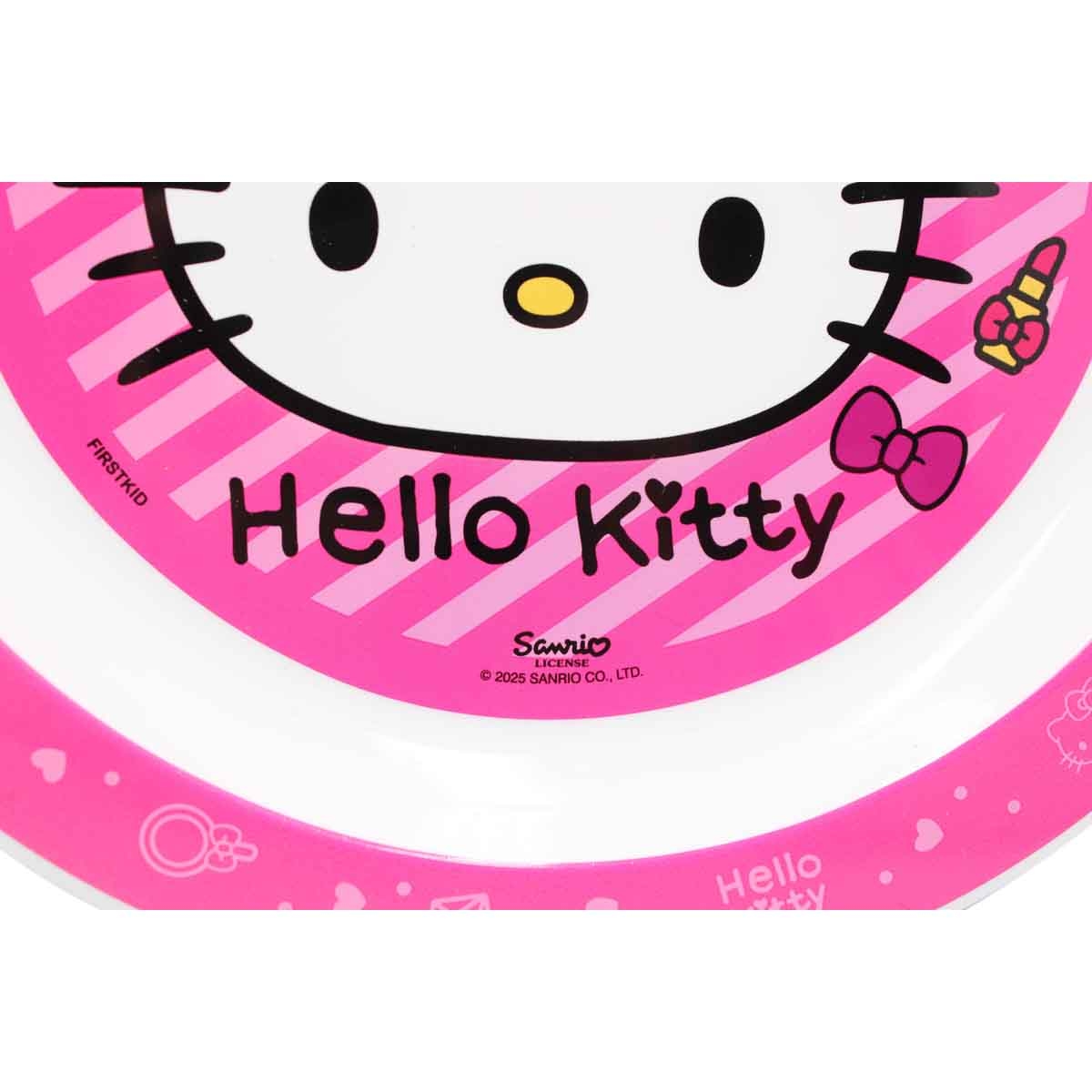 هيلو كيتي طقم إفطار أطفال من 3 قطع آمن للاستخدام في الميكروويف