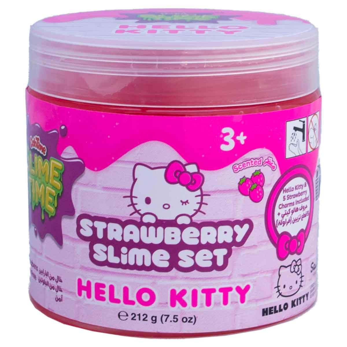 Hello Kitty Strawberry Scented Slime Set Unisex, 3-4 Years