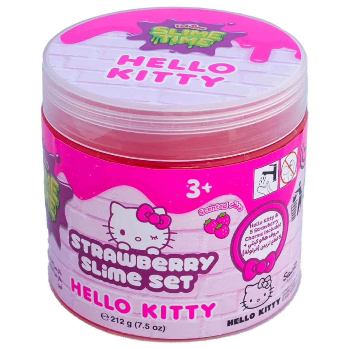 Hello Kitty Strawberry Scented Slime Set Unisex, 3-4 Years