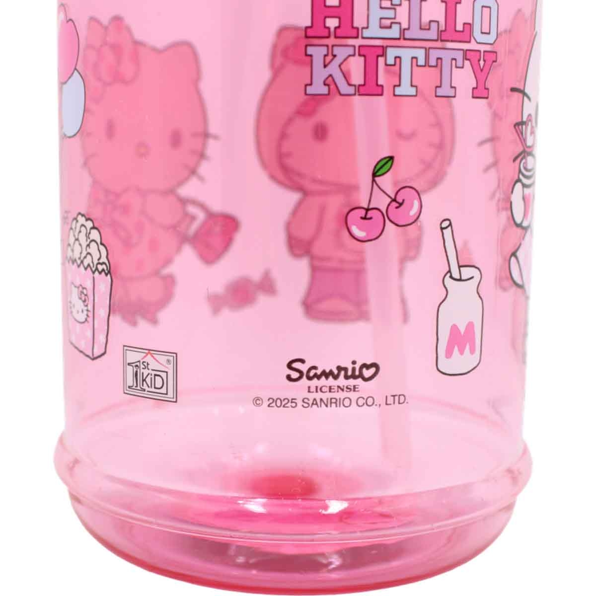 هيلو كيتي زجاجة ماء شفافة خفيفة الوزن