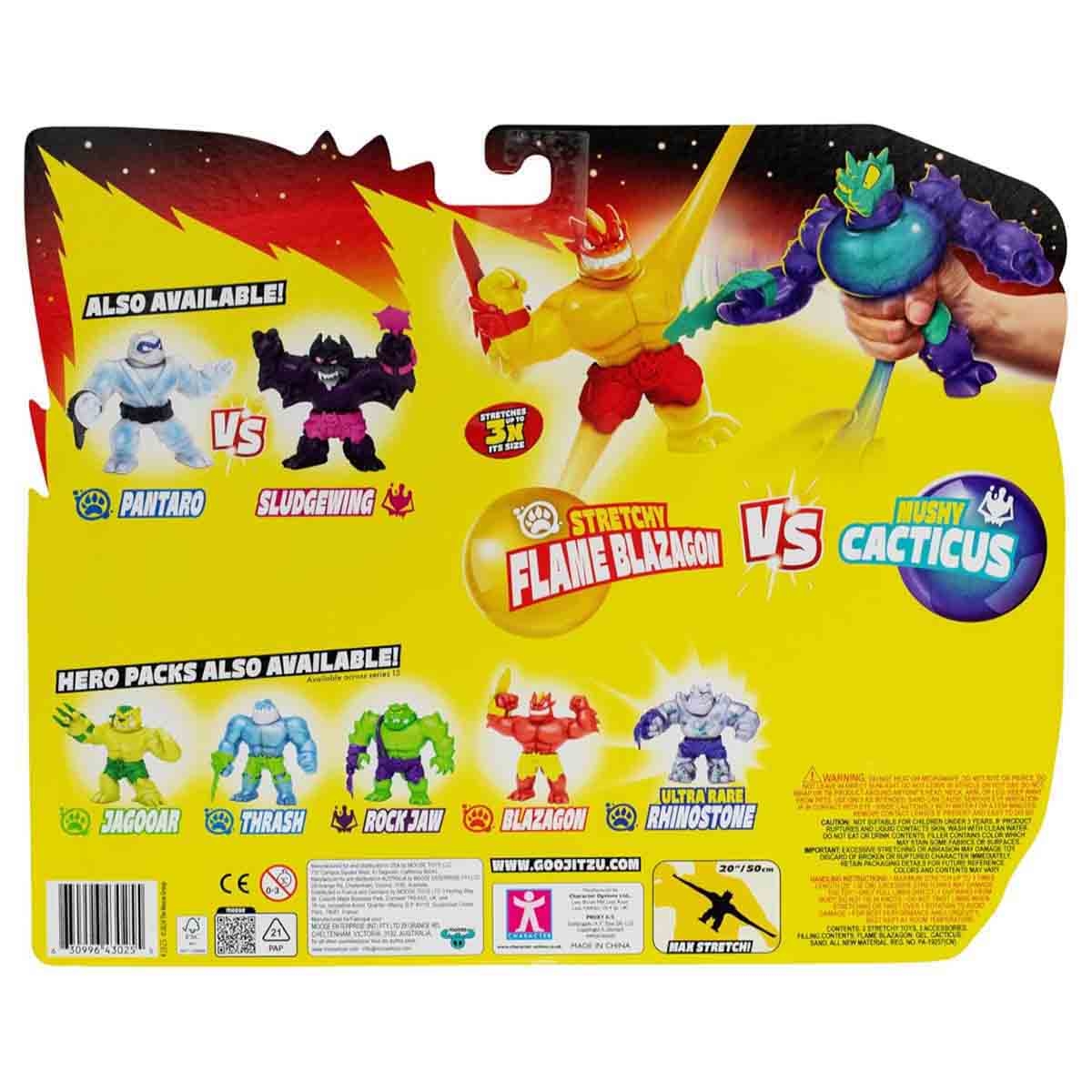 هيروز اوف جو جت زو 5 إنش S13 مجموعة شخصيات اكشن فليم بليزاغون ضد كاكتكس ميتيور مادنس للأولاد، 5-7 سنوات