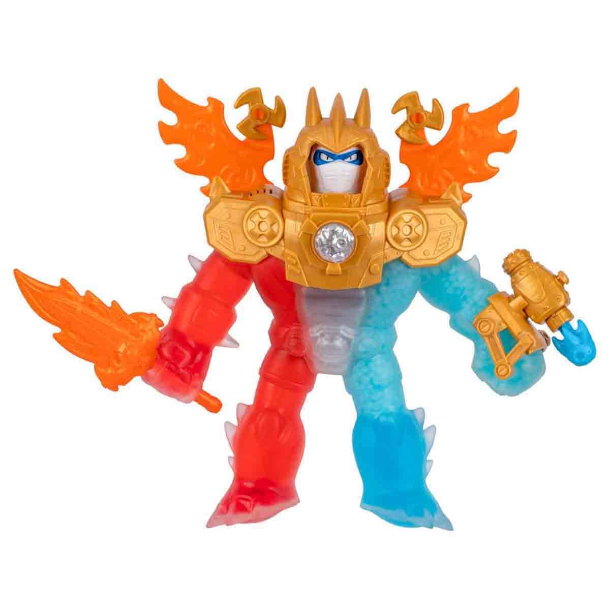 Heroes of Goo Jit Zu 8.5" S13 Goo-Tron Supreme Meteor Madness Action Figure Set Boys, 5-7 Years