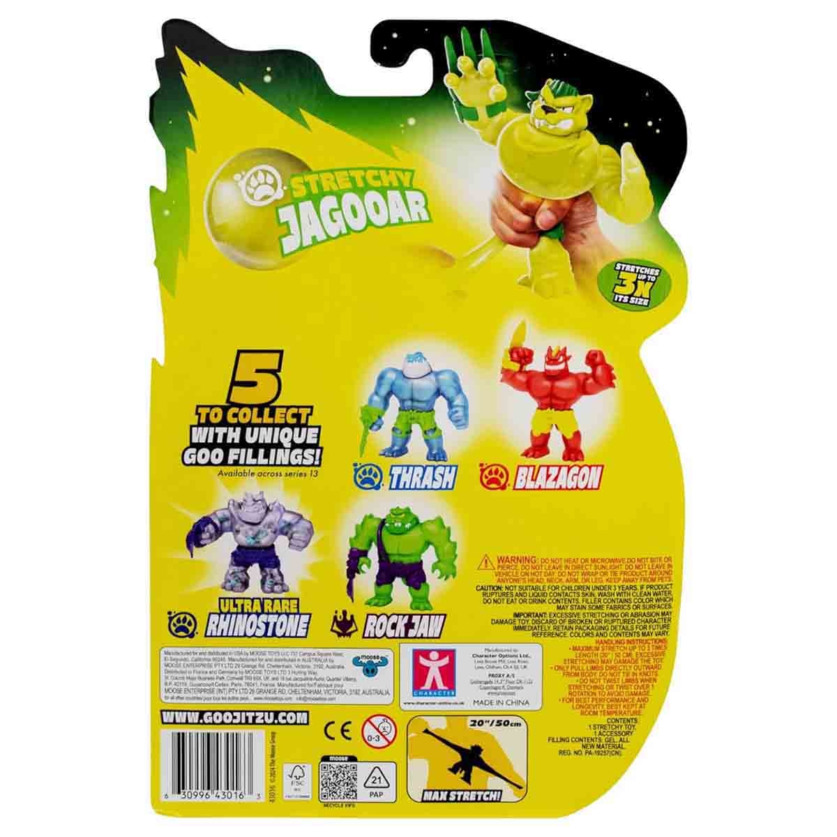 Heroes of Goo Jit Zu 5" S13 Jagooar Meteor Madness Hero Action Figure Boys, 5-7 Years
