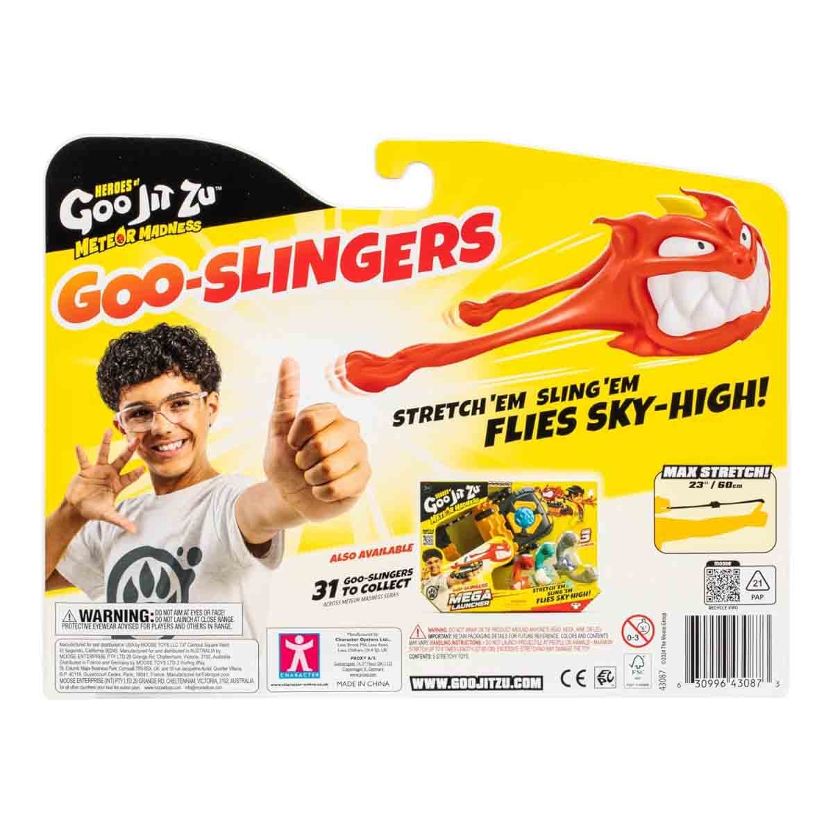 Heroes of Goo Jit Zu 2" S13 Meteor Madness Cosmic Metallic Goo Slingers Boys, 5-7 Years, Pack of 5